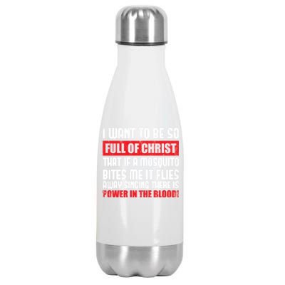 Christian Faith Jesus Devo Christianity Funny Prayer Funny Gift Stainless Steel Insulated Water Bottle