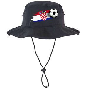 Croatia Flag Jersey Croatian Soccer Team Croatian Legacy Cool Fit Booney Bucket Hat