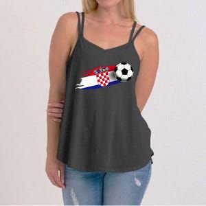 Croatia Flag Jersey Croatian Soccer Team Croatian Women's Strappy Tank