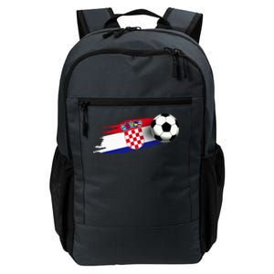 Croatia Flag Jersey Croatian Soccer Team Croatian Daily Commute Backpack