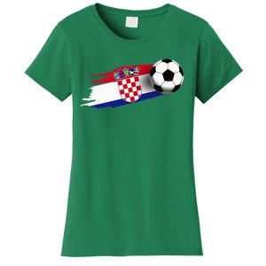 Croatia Flag Jersey Croatian Soccer Team Croatian Women's T-Shirt