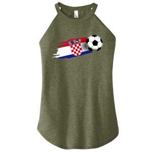 Croatia Flag Jersey Croatian Soccer Team Croatian Women's Perfect Tri Rocker Tank