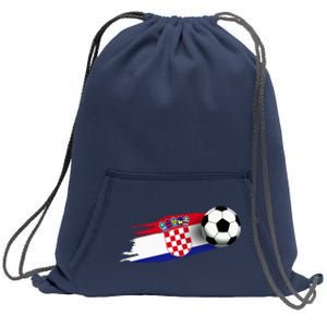 Croatia Flag Jersey Croatian Soccer Team Croatian Sweatshirt Cinch Pack Bag