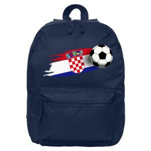 Croatia Flag Jersey Croatian Soccer Team Croatian 16 in Basic Backpack