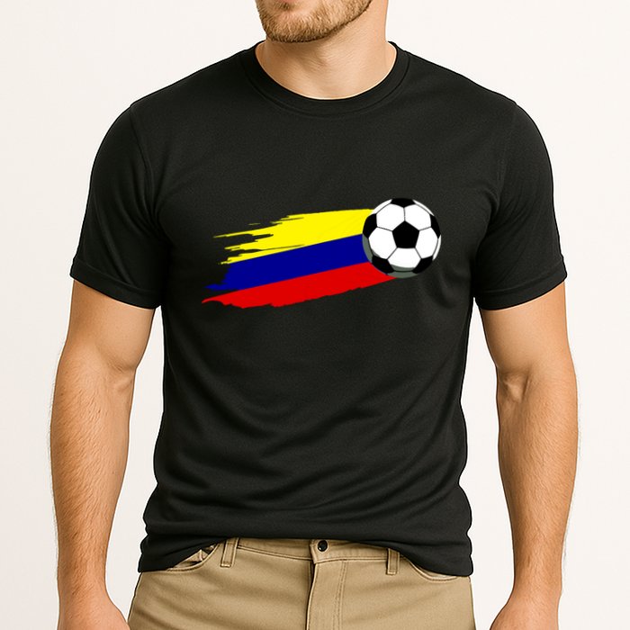 Colombia Flag Jersey Colombian Soccer Team Colombian Cooling Performance Crew T-Shirt