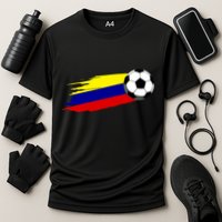 Colombia Flag Jersey Colombian Soccer Team Colombian Cooling Performance Crew T-Shirt