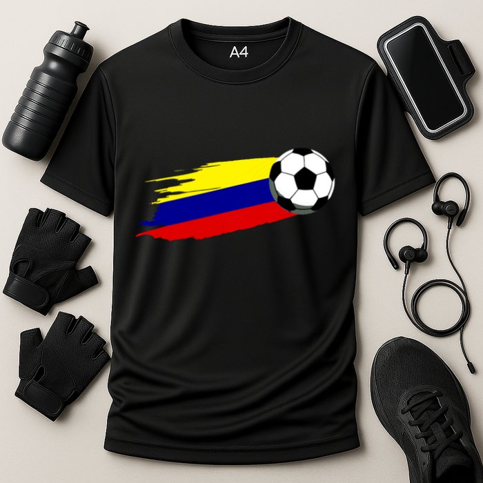 Colombia Flag Jersey Colombian Soccer Team Colombian Cooling Performance Crew T-Shirt
