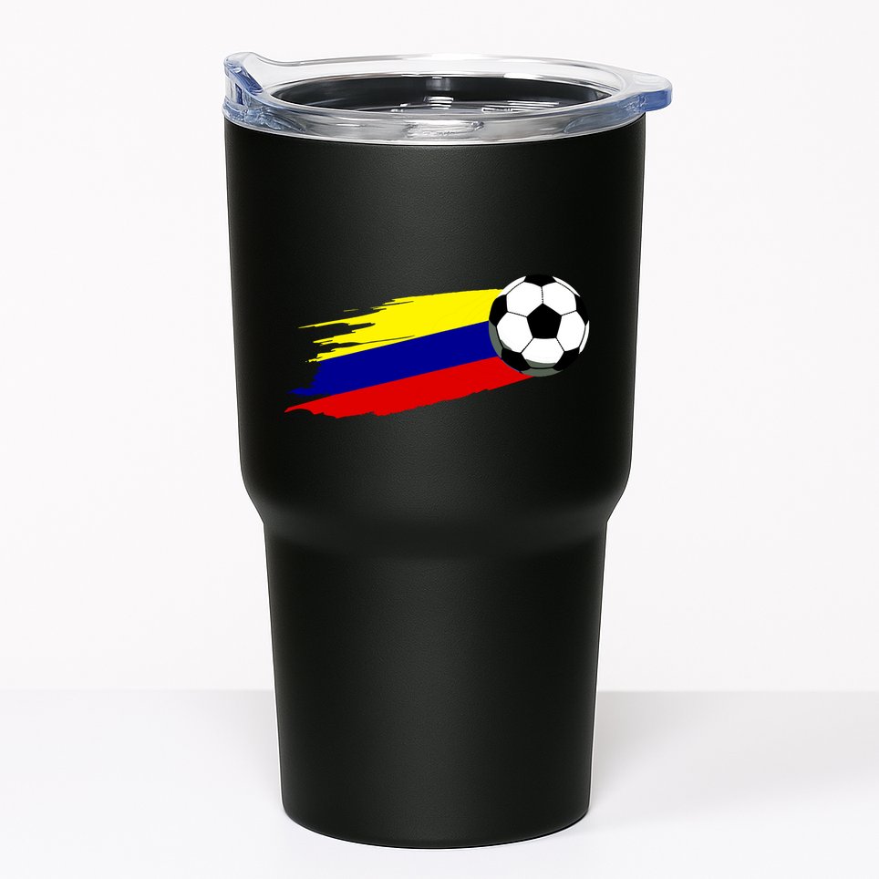 Colombia Flag Jersey Colombian Soccer Team Colombian Tumbler