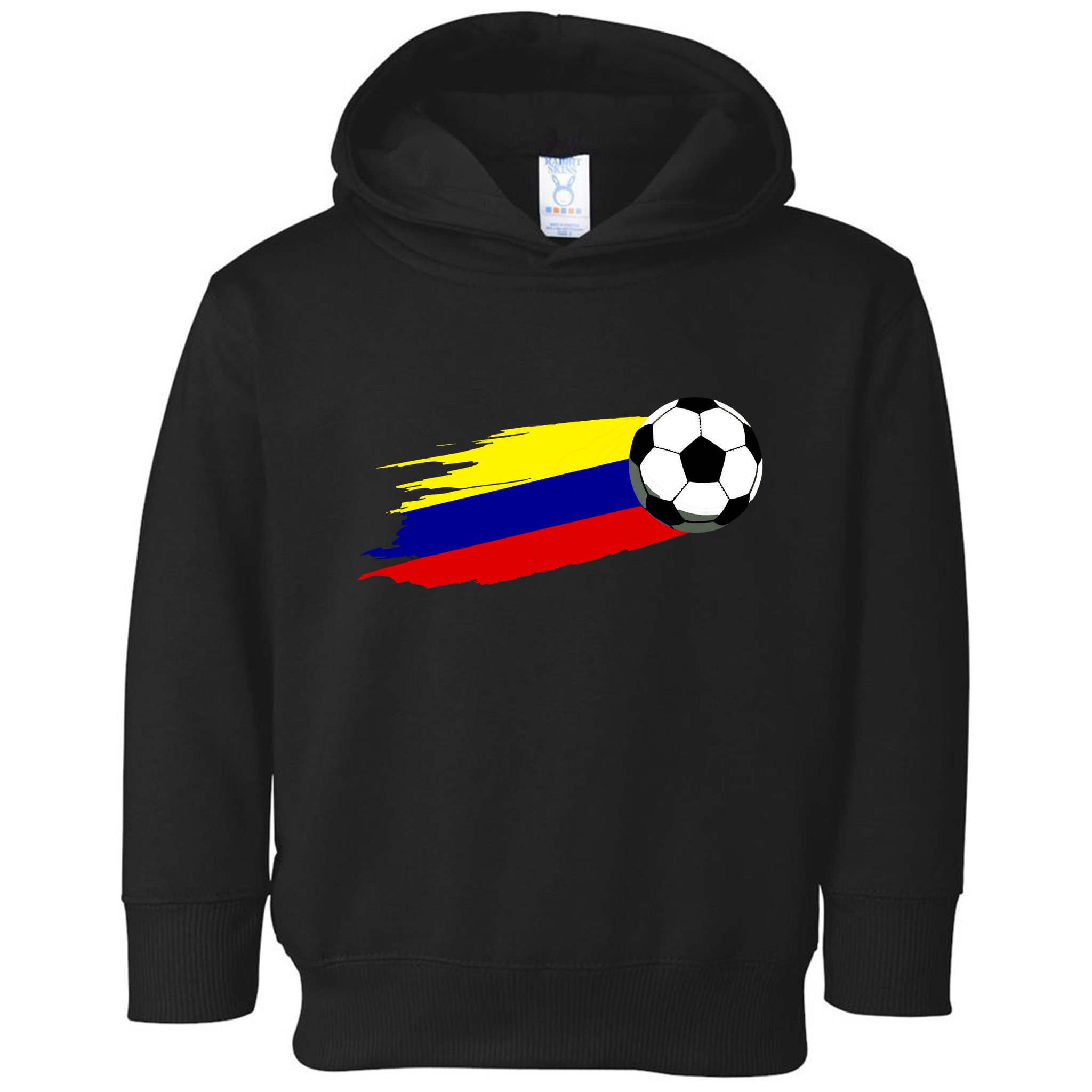 Colombia Flag Jersey Colombian Soccer Team Colombian Toddler Hoodie