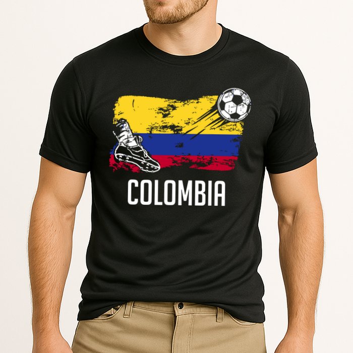 Colombia Flag Jersey Colombian Soccer Team Colombian Cooling Performance Crew T-Shirt