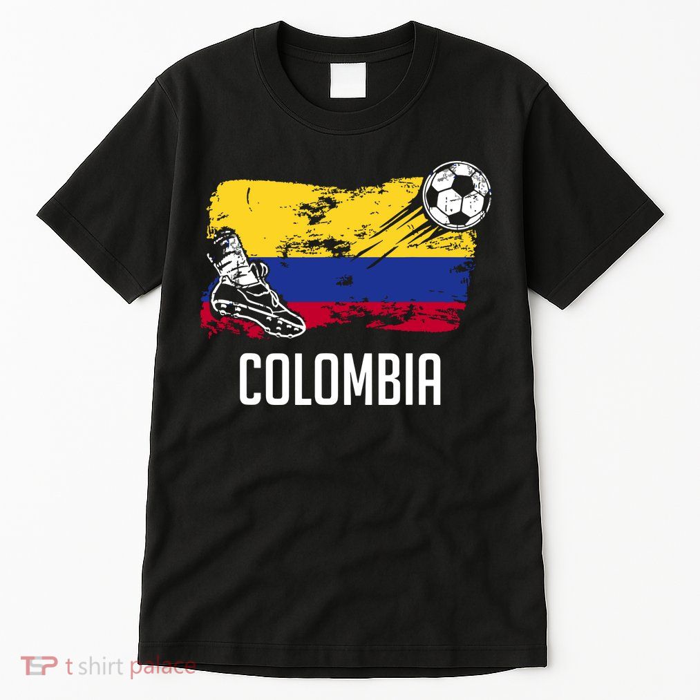 Colombia Flag Jersey Colombian Soccer Team Colombian Tall T-Shirt