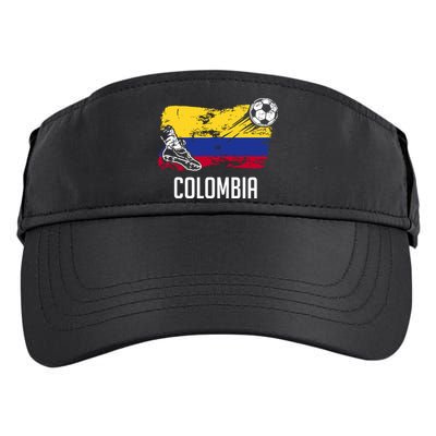 Colombia Flag Jersey Colombian Soccer Team Colombian Adult Drive Performance Visor