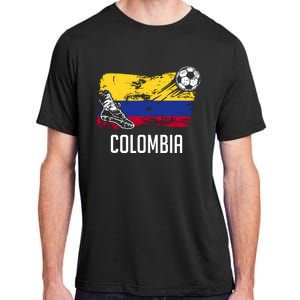 Colombia Flag Jersey Colombian Soccer Team Colombian Adult ChromaSoft Performance T-Shirt