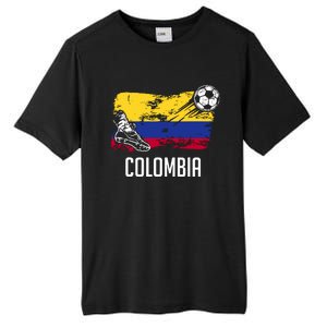 Colombia Flag Jersey Colombian Soccer Team Colombian Tall Fusion ChromaSoft Performance T-Shirt