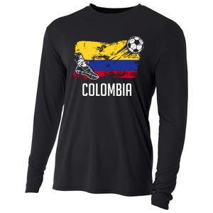 Colombia Flag Jersey Colombian Soccer Team Colombian Cooling Performance Long Sleeve Crew