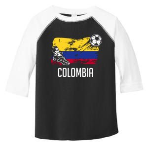 Colombia Flag Jersey Colombian Soccer Team Colombian Toddler Fine Jersey T-Shirt