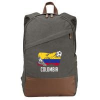 Colombia Flag Jersey Colombian Soccer Team Colombian Cotton Canvas Backpack