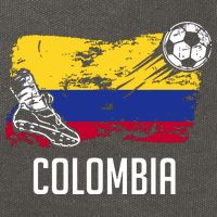 Colombia Flag Jersey Colombian Soccer Team Colombian Cotton Canvas Backpack