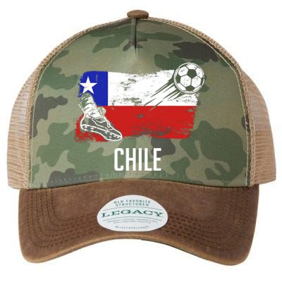 Chile Flag Jersey Chilean Soccer Team Chilean Legacy Tie Dye Trucker Hat