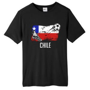 Chile Flag Jersey Chilean Soccer Team Chilean Tall Fusion ChromaSoft Performance T-Shirt