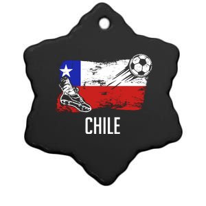 Chile Flag Jersey Chilean Soccer Team Chilean Ceramic Star Ornament