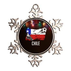 Chile Flag Jersey Chilean Soccer Team Chilean Metallic Star Ornament