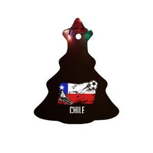 Chile Flag Jersey Chilean Soccer Team Chilean Ceramic Tree Ornament