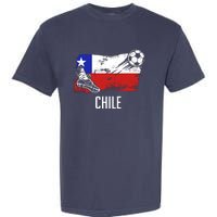 Chile Flag Jersey Chilean Soccer Team Chilean Garment-Dyed Heavyweight T-Shirt