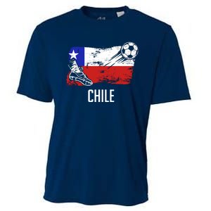 Chile Flag Jersey Chilean Soccer Team Chilean Cooling Performance Crew T-Shirt