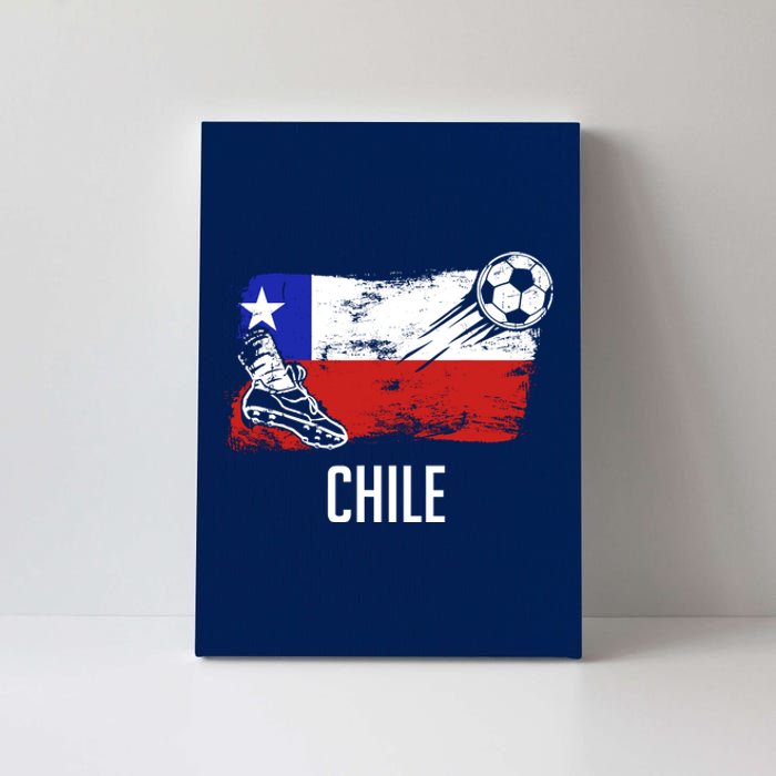 Chile Flag Jersey Chilean Soccer Team Chilean Canvas