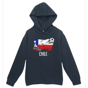 Chile Flag Jersey Chilean Soccer Team Chilean Urban Pullover Hoodie