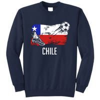 Chile Flag Jersey Chilean Soccer Team Chilean Tall Sweatshirt