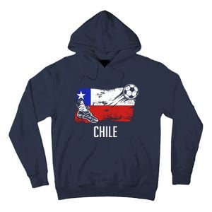 Chile Flag Jersey Chilean Soccer Team Chilean Tall Hoodie