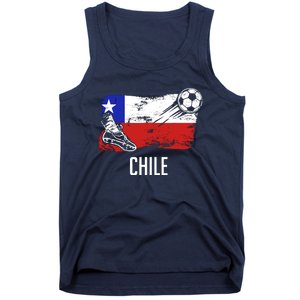 Chile Flag Jersey Chilean Soccer Team Chilean Tank Top