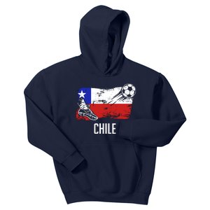 Chile Flag Jersey Chilean Soccer Team Chilean Kids Hoodie