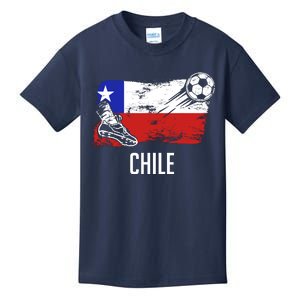 Chile Flag Jersey Chilean Soccer Team Chilean Kids T-Shirt