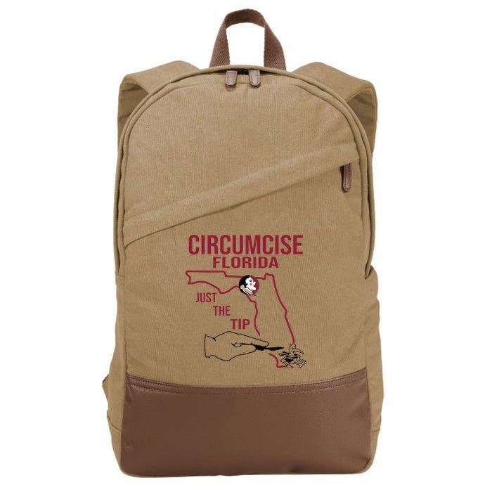 Circumcise Florida Just The Tip Cotton Canvas Backpack