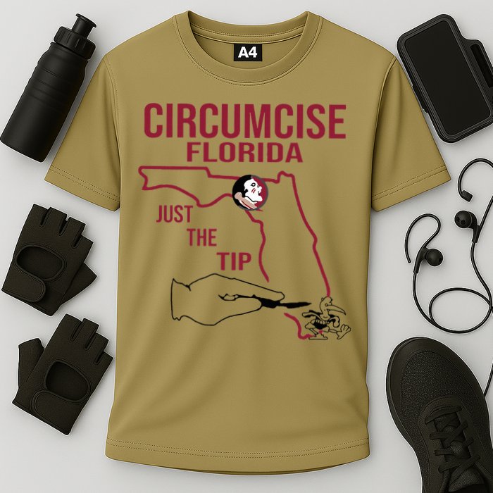 Circumcise Florida Just The Tip Cooling Performance Crew T-Shirt