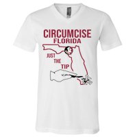 Circumcise Florida Just The Tip V-Neck T-Shirt