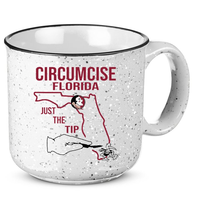 Circumcise Florida Just The Tip 15oz Campfire Ceramic Mug