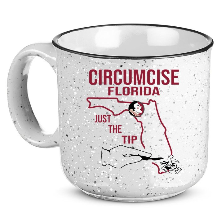 Circumcise Florida Just The Tip 15oz Campfire Ceramic Mug