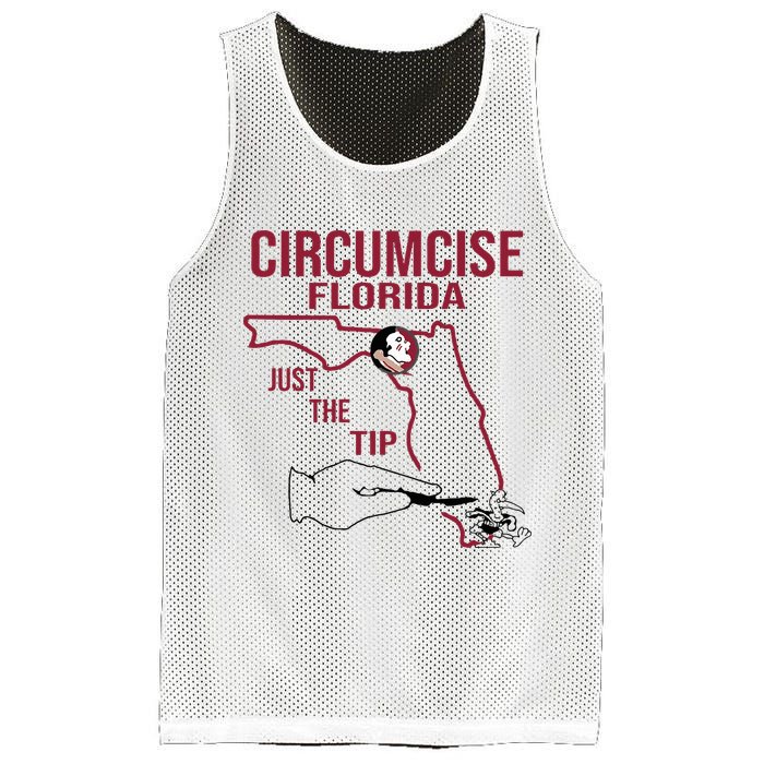 Circumcise Florida Just The Tip Mesh Reversible Basketball Jersey Tank