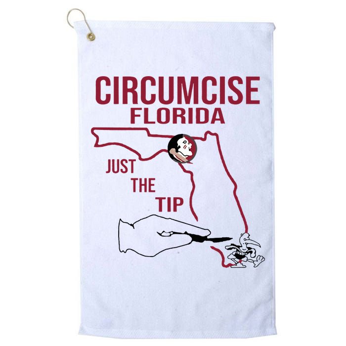 Circumcise Florida Just The Tip Golf Towel