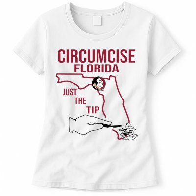 Circumcise Florida Just The Tip Womens T-Shirt