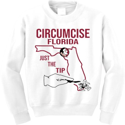 Circumcise Florida Just The Tip Kids Sweatshirt