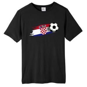 Croatia Flag Jersey Croatian Soccer Team Croatian Tall Fusion ChromaSoft Performance T-Shirt