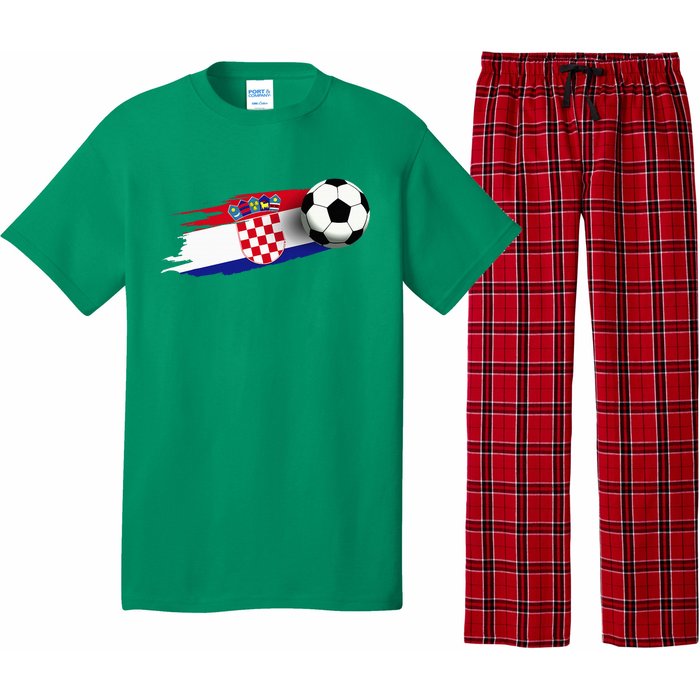 Croatia Flag Jersey Croatian Soccer Team Croatian Pajama Set