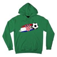 Croatia Flag Jersey Croatian Soccer Team Croatian Tall Hoodie