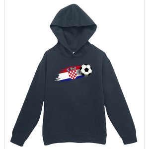 Croatia Flag Jersey Croatian Soccer Team Croatian Urban Pullover Hoodie