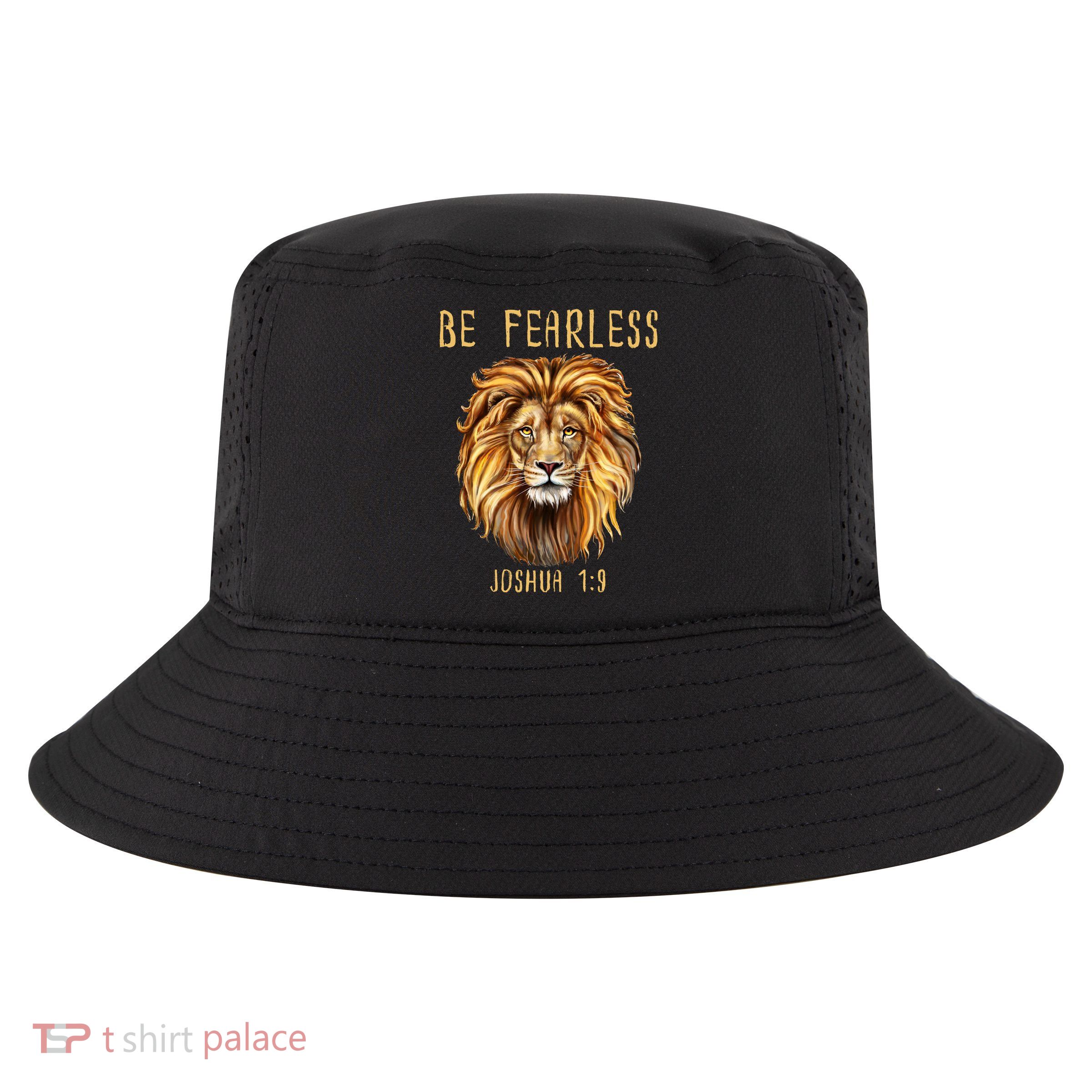 Christian Fearless Joshua 1:9 Faith Gift Cool Comfort Performance Bucket Hat